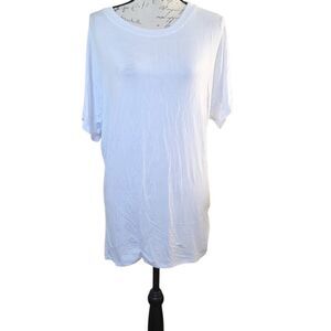 Free to Live Women's Size Large White Short Sleeve T-shirt